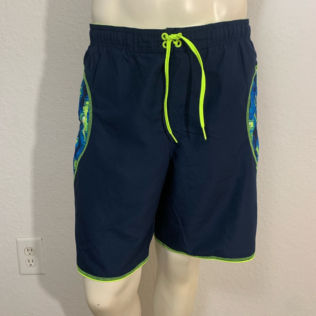 Nike Swim Trunk Shorts Mens Sz M Swimwear Beach 100 Polyester